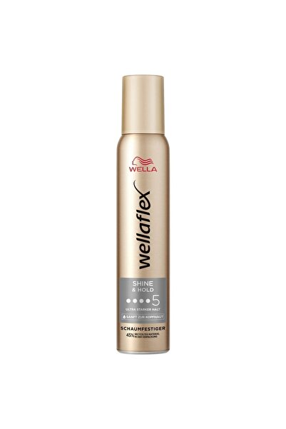wellaflex Пяна, Wellaflex, За коса, 200 мл, Блясък и фиксация