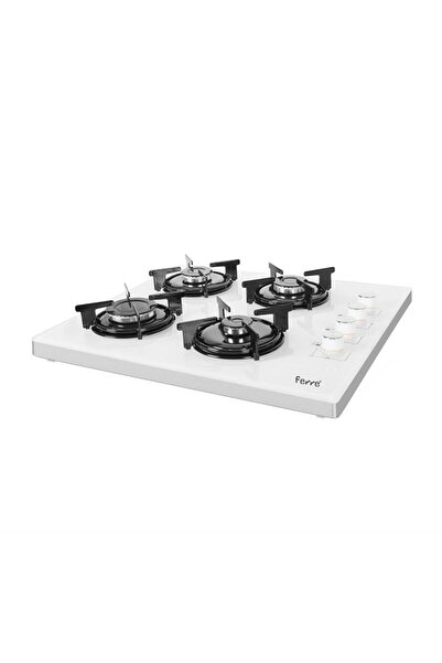 Ferre B2240 CE Beyaz Setüstü Cam Ocak