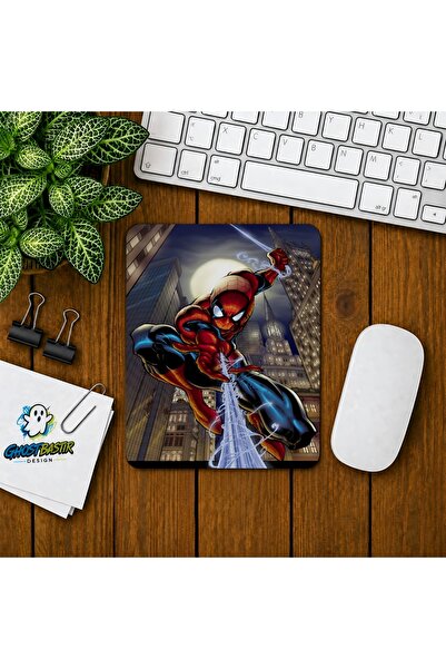 Ghostbastır Design Örümcek Adam Baskılı Oyuncu Mousepad 0219