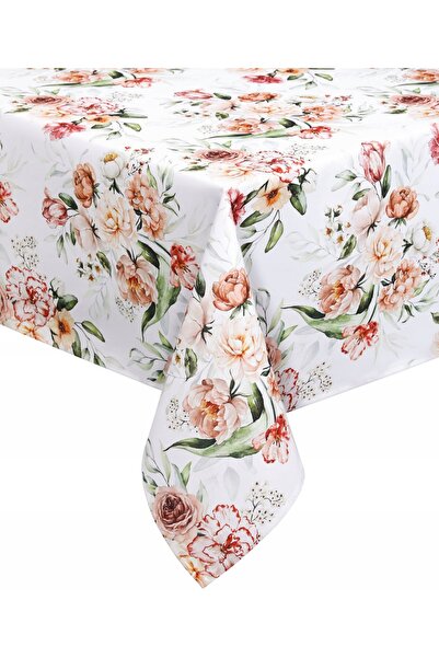 NO BRAND Față de masă rotundă, florală de primăvară, cu flori, 6 160 cm
