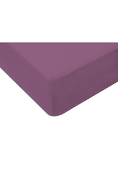 NO BRAND Cearșaf din jersey cu elastic, 200x220, violet deschis