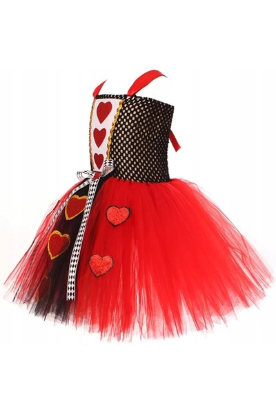 NO BRAND Regina Inimilor Costum Rochie Alice în Țara Minunilor 128 134 cm