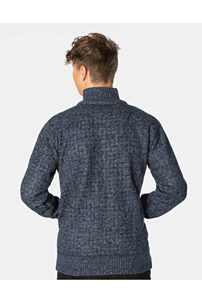 NO BRAND Pulover elegant și călduros pentru bărbați, cu guler semi-înalt 2831...