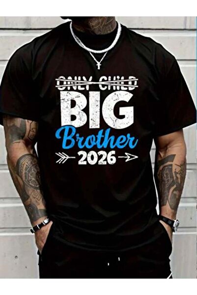 799 100% Cotton Only Child 2026, Promoted To Big Brother 2026 T-Shirt Men's W...