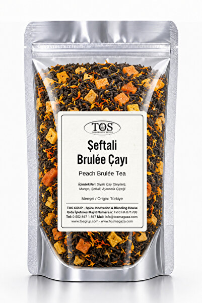 TOS The Organic Spices Peach Brulee Tea 40 g (1. Quality) Peach Brulée Tea
