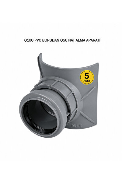 Armoni DeltaQ Pvc Boru Çatal Bağlantı Aparatı 5 adet - Hat Açma Aparatı 100 d...