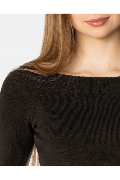 NO BRAND Pulover scurt elegant de damă, tip crop top, bluză 7964-02