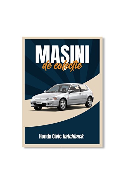 WELLY Sigilat- Honda Civic Hatchback- Nr. 76- Mașini de Colecție 2023- Scara ...