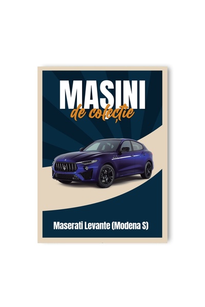 WELLY Sigilat- Maserati Levante (Modena S)- Nr. 97- Mașini de Colecție 2023- ...