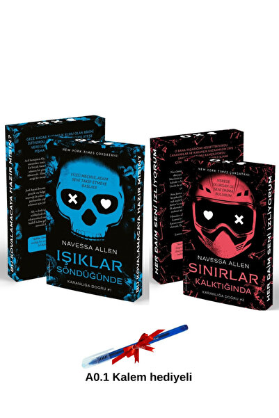 İndigo Kitap Işıklar Söndüğünde / Sınırlar Kalktığında 2 kitap Ciltsiz set Na...
