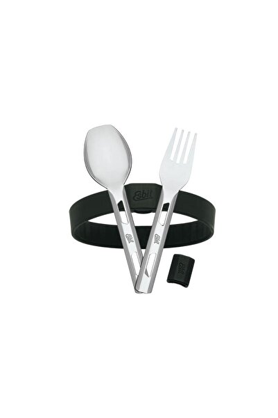 Esbit Σετ Κουταλοπίρουνο Food Jug Cutlery Set "S" Black (STC-2SL-BK-S)