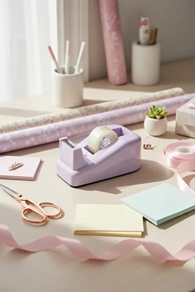 Miniso Lisanslı Temel Seri Bant Kesicili Yapışkan Bant 10,4 Cm – Kompakt Tasarım
