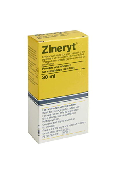 Yamanouchi Zineryt Lotion 30 Ml Zineryt Lotion for Acne Treatment, 30 Ml