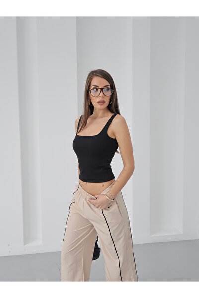 Paw Garage Kadın Vera Ön Arka Kare Yaka Atlet