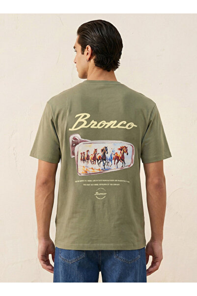 SP Characters Bronco Regular Fit Crew Neck Short Sleeves T-shirt