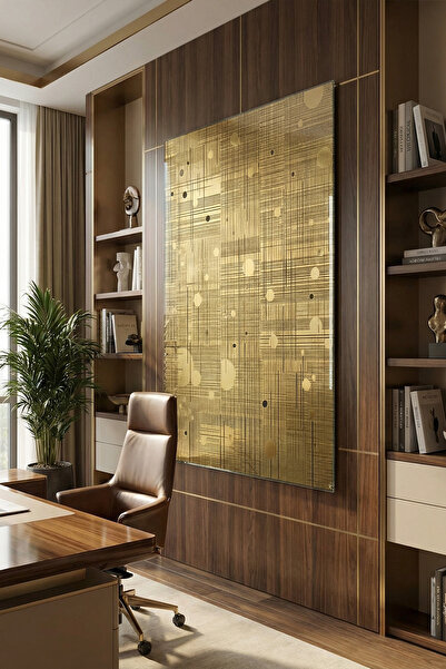 ARTAGE Glass Table Wall Decoration (Unbreakable) - Home Office Decorative Ite...
