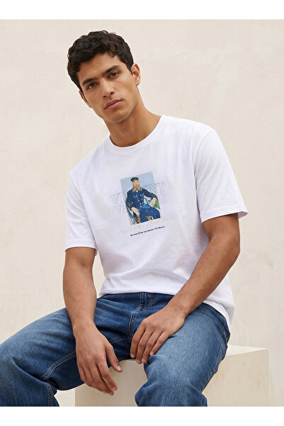 SP Characters Van Gogh Regular Fit Crew Neck Short Sleeves T-shirt