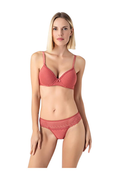 Modella Life 1600 Lace Padded Strapless Women's Lingerie Set