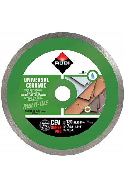 RUBİKOM Disc diamantat pentru plăci de perete, cu margine continuă - CEV 3094...