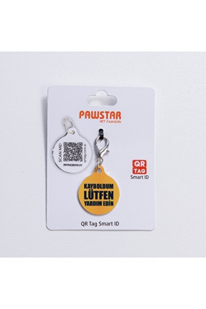 Pawstar Kayboldum Lütfen Yardım Edin Desenli Qr Tag Evcil Hayvan Künyesi İsim...