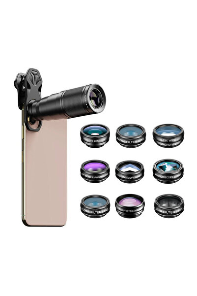APEXEL 22X10'u Bir Arada Telefon Lens Kiti