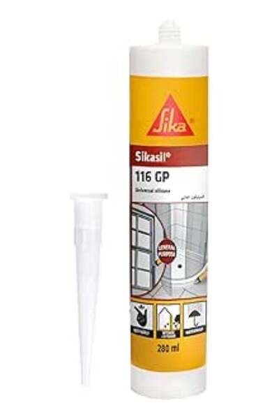 Sika Duravel Sikasil-116 GP Universal Multipurpose Silicone Sealant-280ml Car...