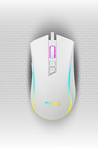 Shuriken ES7 Fuma RGB Gaming Makrolu Oyuncu Mouse 4800dpı