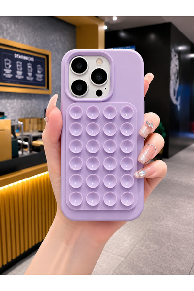 botyco Iphone 13 Pro (6.1 inç) Uyumlu 2'si 1 Arada Magsafeli Vakumlu Vantuz v...
