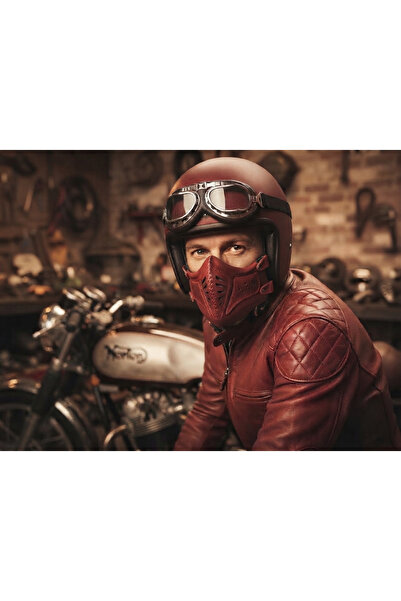 MTNdizlik Mtn Motorcycle Driver Mask, Harley , Chopper, Motorcycle Leather Ac...