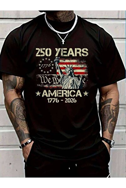 Astogria13 تي شيرت قطن 100% بتصميم We The People 250 Years 1776 2026 لمناسبة ...