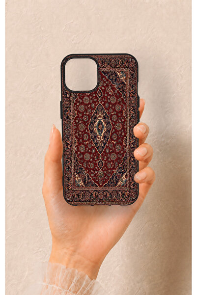 Vip Case iPhone 13 Uyumlu Acem Halı Desenli Silikon Kılıf