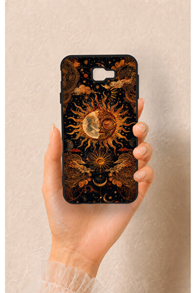 Vip Case Samsung J7 Prime Uyumlu Mistik Güneş Desenli Silikon Kılıf