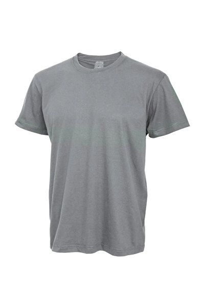 Renania Tricou lucru la baza gatului, din bumbac, ST2000, culoarea gri