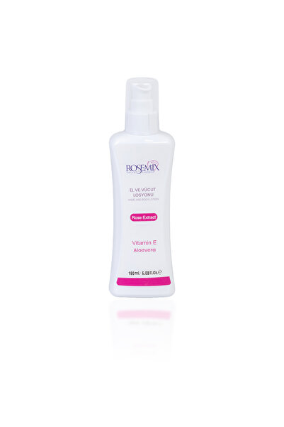 ROSEMIX SVL-SHOP - لوشن لليدين والجسم بخلاصة الورد والألوفيرا فيين-إي 180 مل ...
