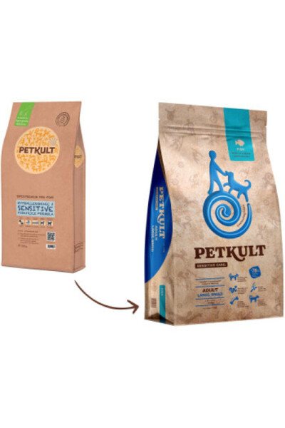 PetKult Hrana uscata pentru caini Sensitive Adult Talie Mare Peste 3 kg