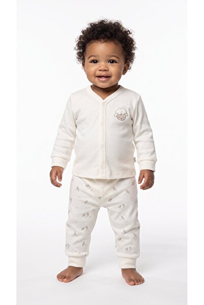 BabyCosy Organic Wear 100% قطن عضوي، طقم أطفال علوي وسفلي، للجنسين، طقم مكون ...