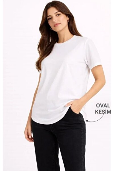 civetta Basict-Shirt Short Sleeve Crew Neck Oval Cut T-Shirt
