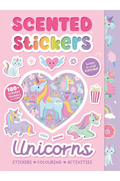 Igloo Books Scented Stickers Unicorns: Colouring, activity and sticker book