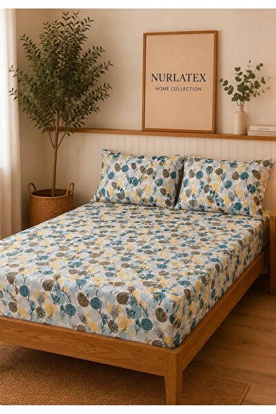 Generic Brand طقم شرشف مطاطي كبير الحجم - 180 × 200 - مزدوج
