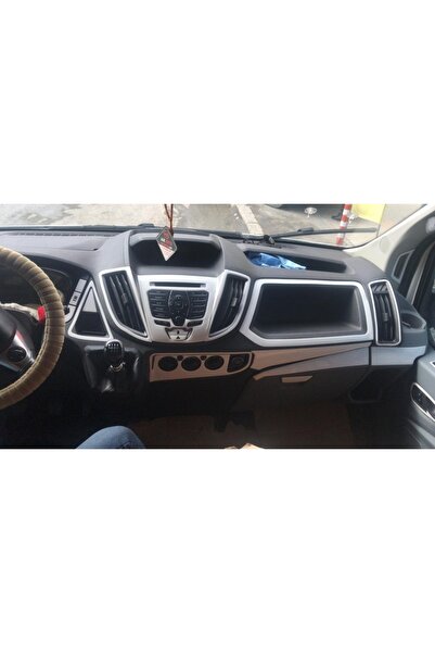 ODAC TUNING Ford Transit 2015-2018 Konsol Kaplama Full Set-Maun (Ahşap)