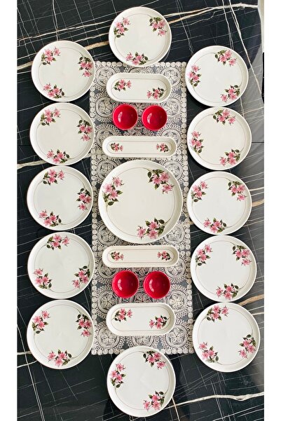 Hooly Home Blossom Garden 12 Kişilik 21 Parça Kahvaltı Takımı