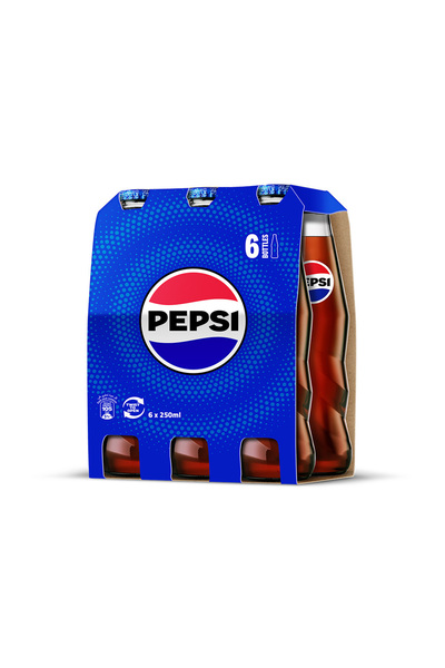 Pepsi Glass 250 ML (6 bottles)