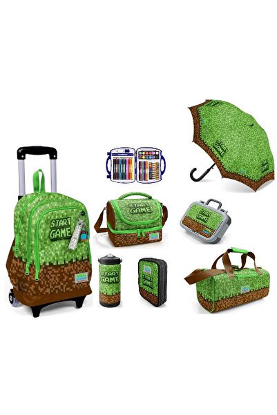 Coral High Hıgh Craft Çek Çekli Çelik Termos ve Beslenme Kaplı Spor Çantalı Ş...