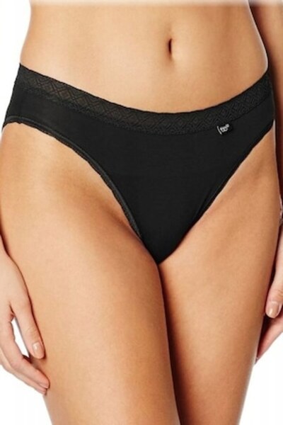 SLOGGI Σλιπ, EverNew Lace Tai, μαύρο, 48