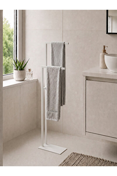 bL CONCEPT Uzun İki Kollu Havluluk Kağıt Havluluk Lotus Havluluk Banyo Düzenl...