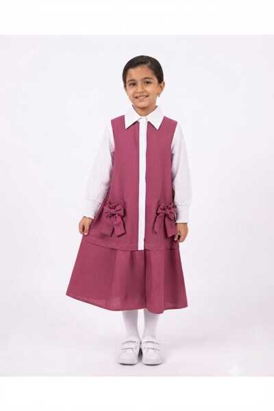 sea gulf Girls' Primary School Uniform, One Piece, Without Belt
