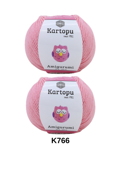 hobi dünyası evim 2 Pieces of Snowball Amigurumi Yarn 50 Grams 165 Meters Toy...