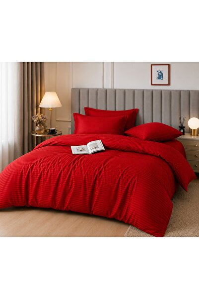 CHIRASO Set Lenjerie de Pat CHIRASO, 6 Piese, DAMASC, Cearceaf ELASTIC 180x20...