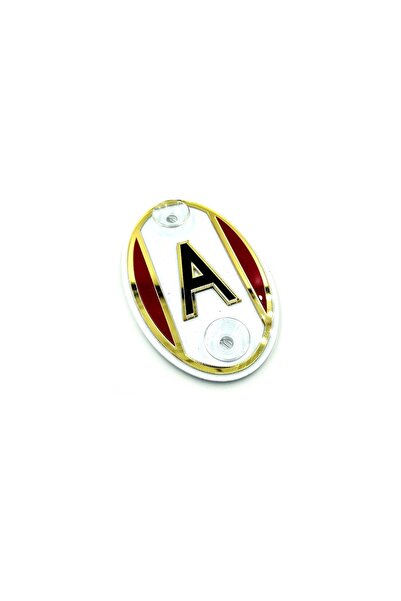 BsElektronik New Design Colorful Double Layer Embossed Oval Letter a for Labe...