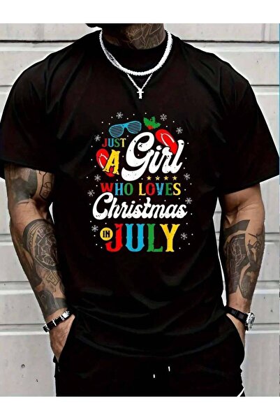 KYMC07 تي شيرت صيفي 100% قطن للنساء والفتيات والرجال، بتصميم "Just A Who Love...